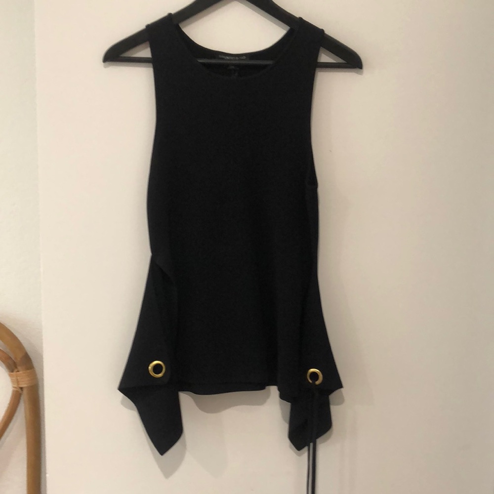 Country Road compact knit black top - Picture 1 of 12